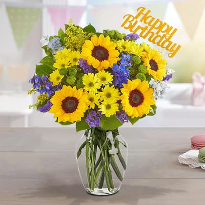 August Birthday Sunflower Party