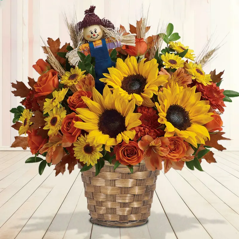 Teleflora's Smiling Scarecrow Bouquet
