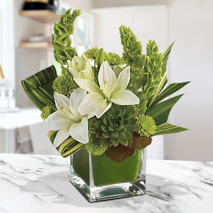 Artistic Elegance Flower and Succulent Bouquet