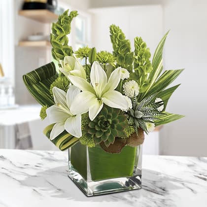 Artistic Elegance Flower and Succulent Bouquet
