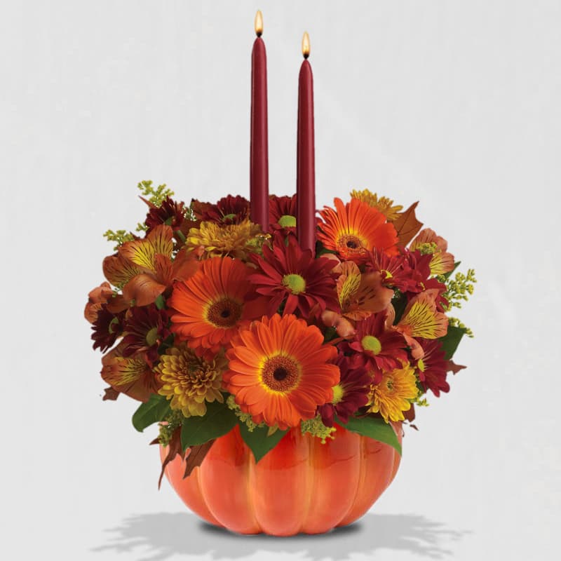 Autumn Pumpkin Charm Centerpiece