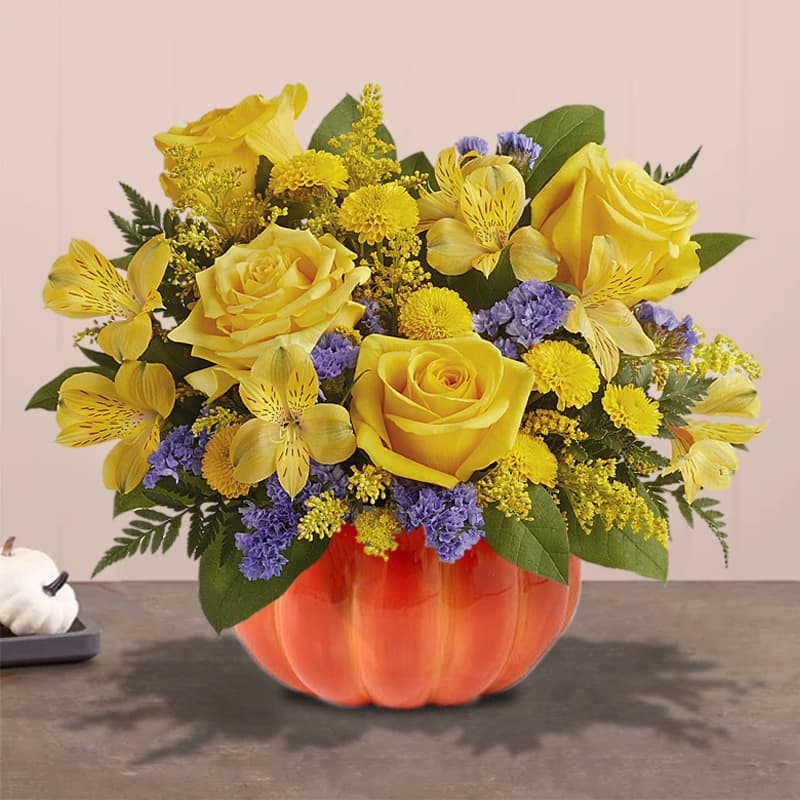Autumn Radiance Pumpkin Bouquet