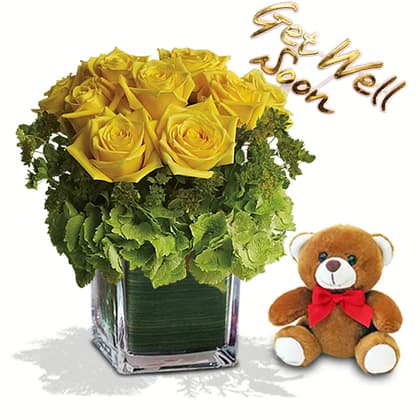 Shiny Get well Flowers