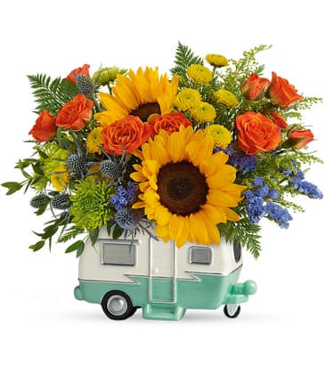 Teleflora's Retro Road Tripper Bouquet