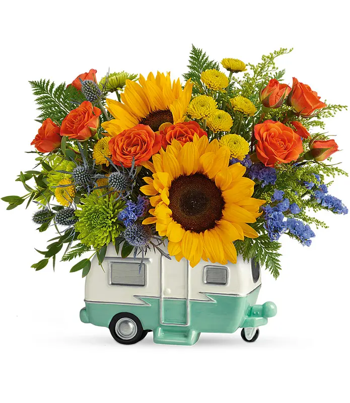 Teleflora's Retro Road Tripper Bouquet