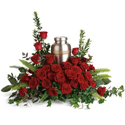 Forever In Our Hearts Cremation Tribute by Teleflora