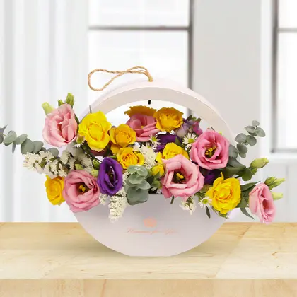 Charming Elegance Flower Gift Box