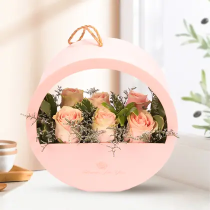 Rose Elegance Flower Gift Box