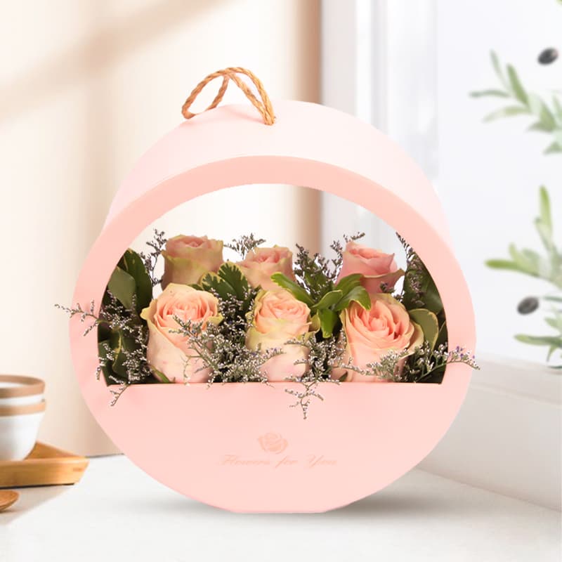 Rose Elegance Flower Gift Box