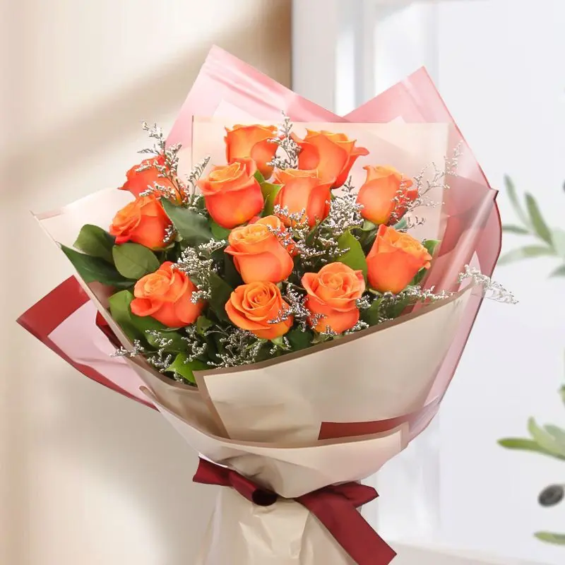 Orange Roses Luxury Bouquet