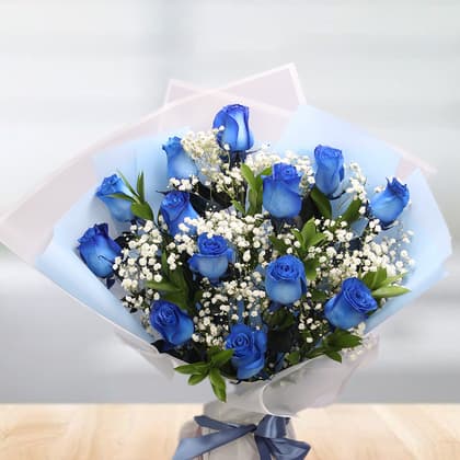 Blue Rose Luxury Bouquet