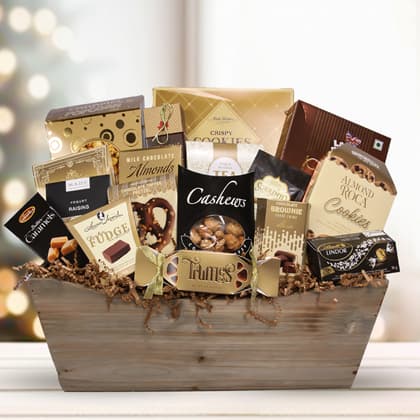 Chocolate & Nuts Delight Gourmet Gift Basket