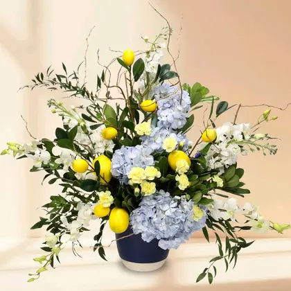 Lemon Bliss Flower Arrangement