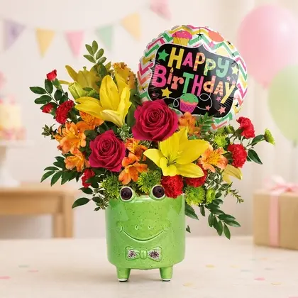 Hoppy Birthday Blooms