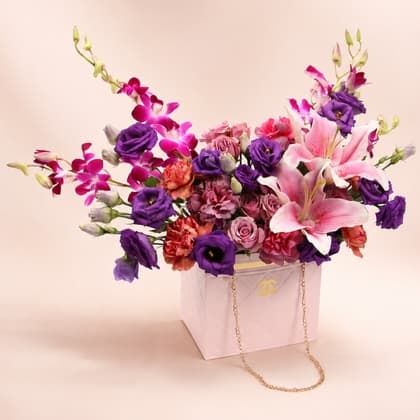 Chic Petals Flower Purse
