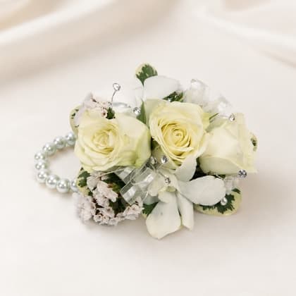 Elegant Spray Rose and Orchid Corsage