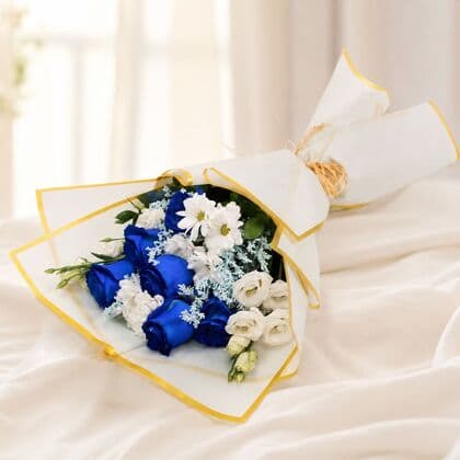 Blue Rose Harmony Bouquet