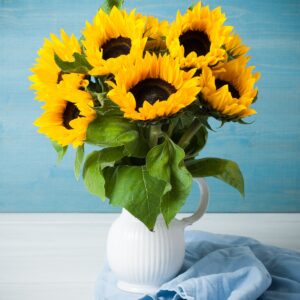 Beautiful sunflowers bouquet 