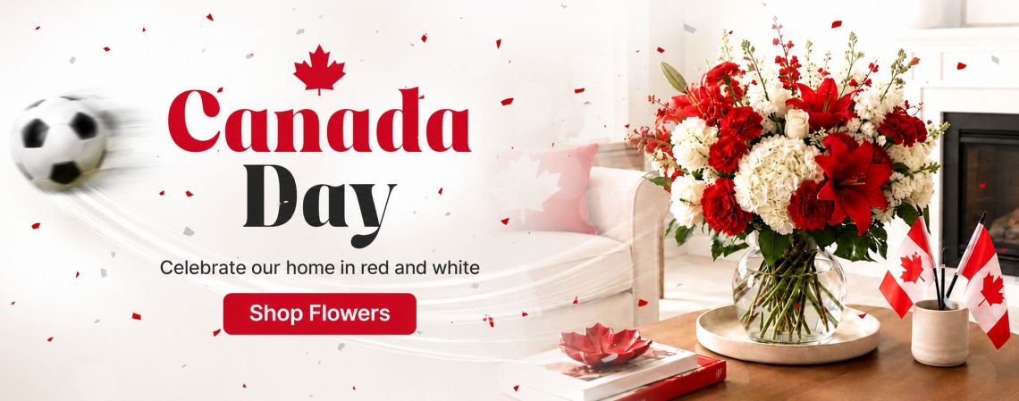 canada day flowers