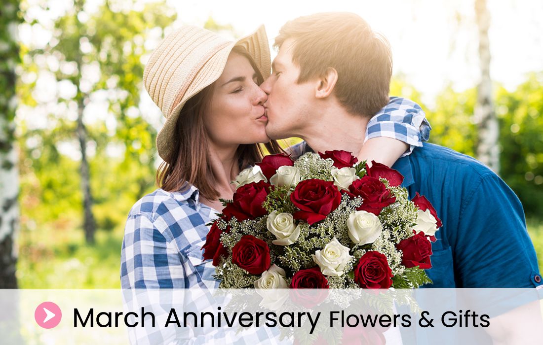 March anniversary flowers and gifts