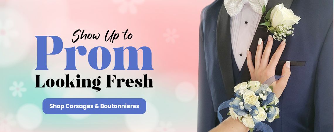 prom corsage and boutonniere