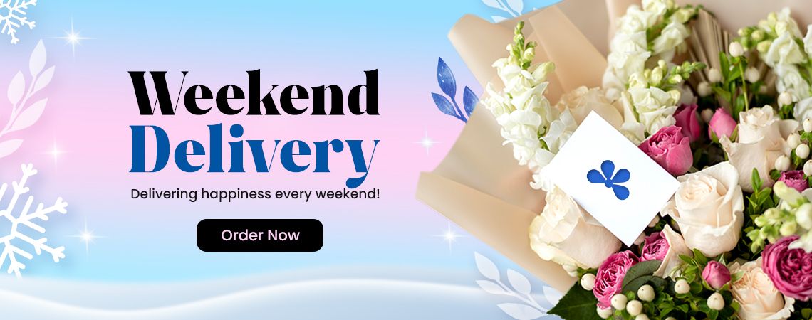 weekend flower delivery