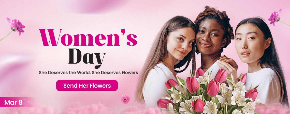 international women's day flowers