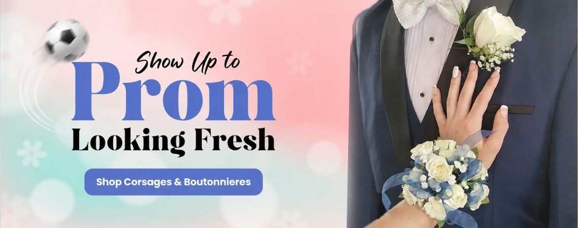 prom corsage and boutonniere