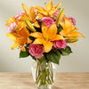 5 Lilies with 8 Roses