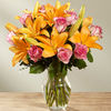 7 Lilies with 12 Roses