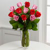 12 Roses Simple and Sweet-Vase Included