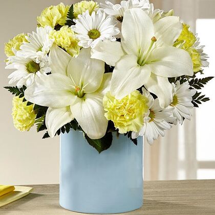 Tiny Miracle New Baby Boy Bouquet