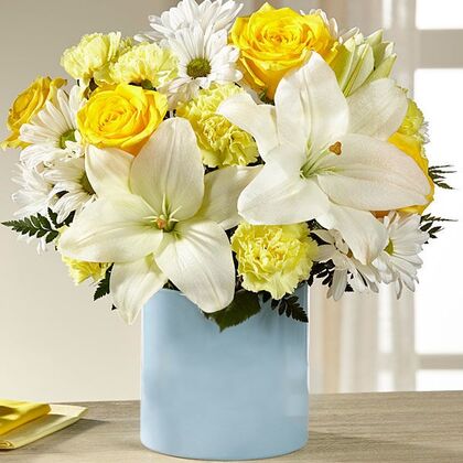 Tiny Miracle New Baby Boy Bouquet
