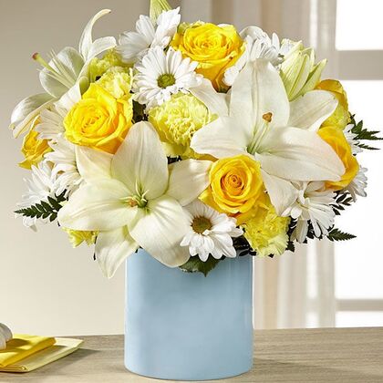 Tiny Miracle New Baby Boy Bouquet