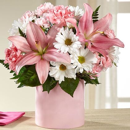 The FTD Tiny Miracle New Baby Girl Bouquet