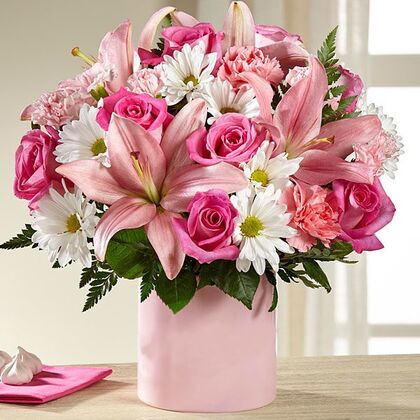 The FTD Tiny Miracle New Baby Girl Bouquet