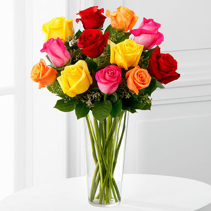 The Bright Spark Rose Bouquet by FTD