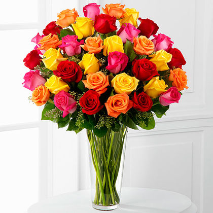 The Bright Spark Rose Bouquet by FTD