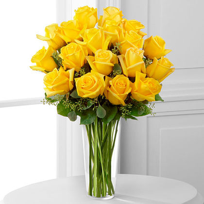 Premium Yellow Roses Bouquet by FTD