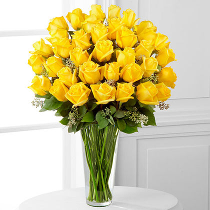 Premium Yellow Roses Bouquet by FTD