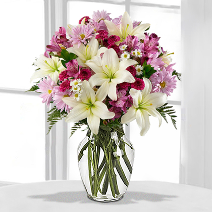 Lavender Fields Mixed Flower Bouquet