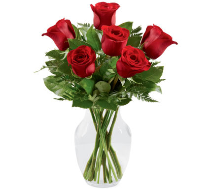 Red Roses Vase Arrangement