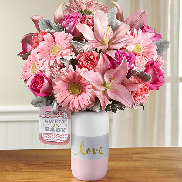 ftd sweet baby girl bouquet