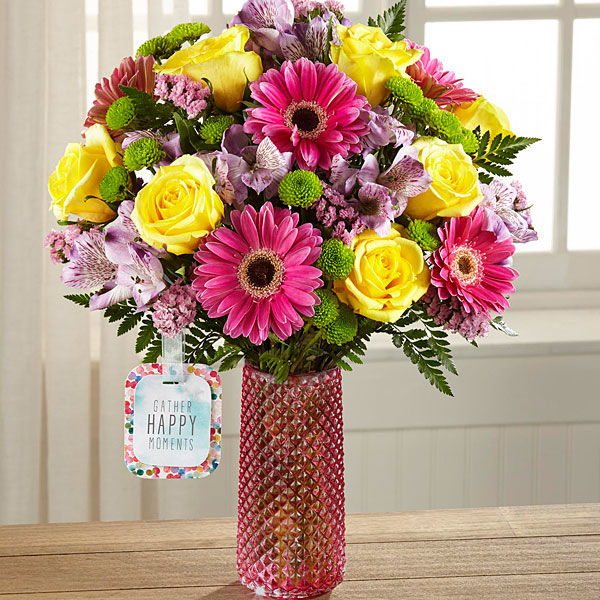 The FTD Happy Moments Bouquet by Hallmark a1239 Flower Delivery Flower Shop