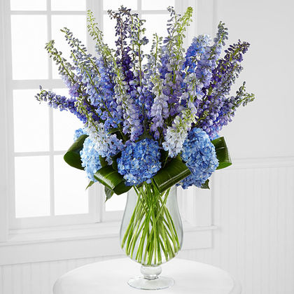 Honestly Luxury Delphinium & Hydrangea Bouquet
