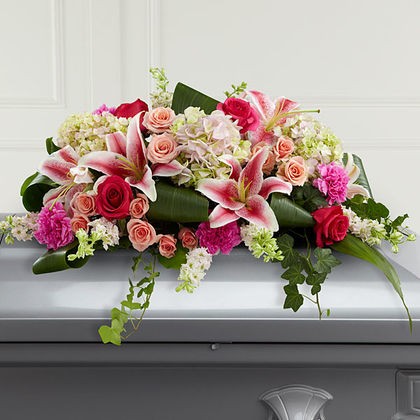 The FTD Splendid Grace Casket Spray