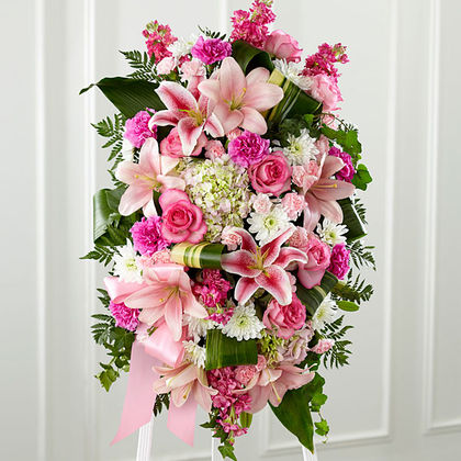 The FTD Gently into the Ever-After Standing Spray