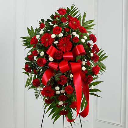 The FTD Treasured Memories Standing Spray