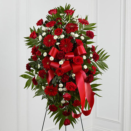The FTD Treasured Memories Standing Spray