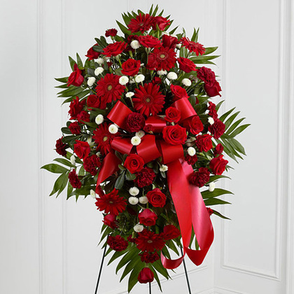 The FTD Treasured Memories Standing Spray